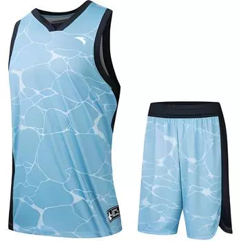 Anta Удобный свободный дышащий пот впитывающий повседневный спортивный костюм мужской спортивный костюм мальво-зеленый 152421206 S