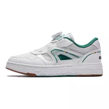 Anta Comfortable Non-Slip Durable Low-Top Kids Skate Shoes Kids Sneakers White Green 312428001-1 38