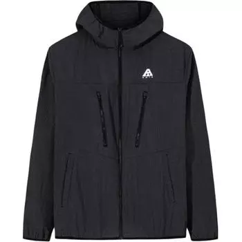Anta Comfortable Outdoor Series Simple Hooded Loose Zipper Jacket Men Jacket Basic-Black 952526604-3 M