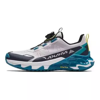 Anta Comfortable Shock Absorbing Durable Low Top Kids Running Shoes Kids Running Shoes Gray Blue T12425521-2 35