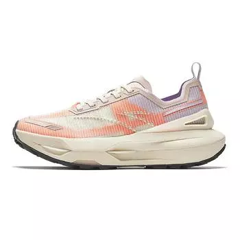 Anta Comfortable Shock Absorbing Non-Slip Durable Low-Top Running Shoes Men Sneakers Beige Orange 112436603A-1 41