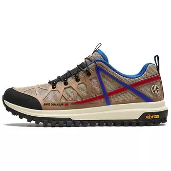 Anta Comfortable Shock Absorbing Non-Slip Low-Top Running Shoes Men Sneakers Brown Black 112426621A-3 40.5