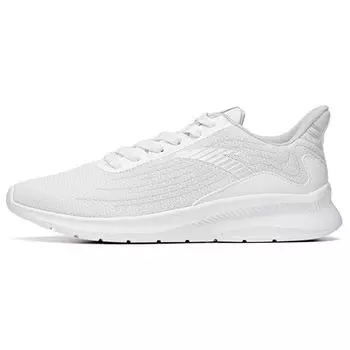 Anta Comfortable Shock Absorbing Non-Slip Wear-Resistant Breathable Lightweight Low-Top Running Shoes Men sneaker White Gray 112115577-2 41