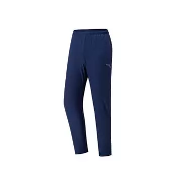 Anta Comfortable Simple Elastic Mid Waist Solid Color Casual Sports Long Pants Men Bottoms 952525506-2 S