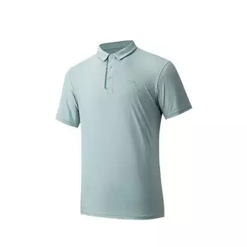 Anta Comfortable Simple Fashion Versatile Breathable Short Sleeve Polo Shirt Men tops Green 152527101-2 XL