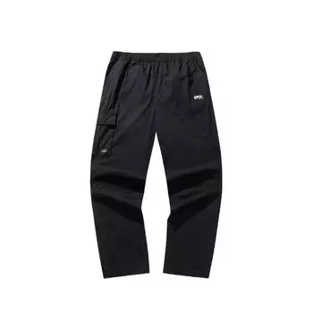 Anta Comfortable Simple Loose Mid-Waist Versatile Straight-Leg Breathable Solid Color Casual Pants Men pants Basic-Black 152528515N-2 3XL