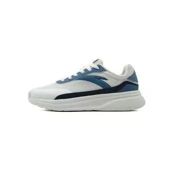 Anta Comfortable Simple Non-Slip Wear-Resistant Low-Top Casual Shoes Men sneaker White Blue 112438817S-5 41