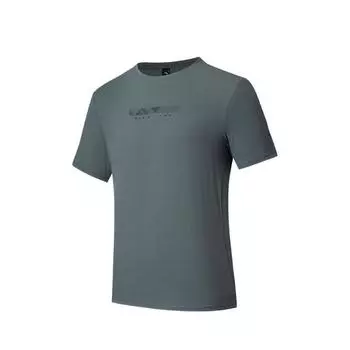 Anta Comfortable Simple Quick-Dry Sports Crew Neck Pullover Short Sleeve T-Shirt Men Tops Journey-Green 152525111-5 S
