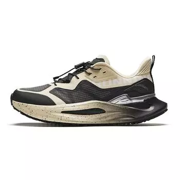 Anta Comfortable Simple Shock Absorbing Non-Slip Low-Top Casual Running Shoes Men sneaker Black Yellow 112425571-4 42