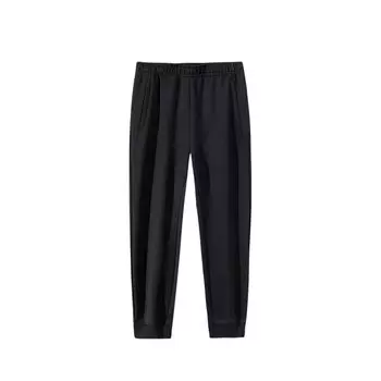 Anta Comfortable Simple Versatile Solid Color Mid-Rise Running Jogger Pants Men bottoms Black 152427325-1 2XL