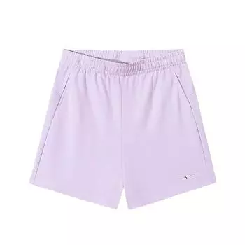 Anta Comfortable Simple Versatile Solid Color Sports Five-Point Casual Shorts Women shorts Purple 162527317-4 S