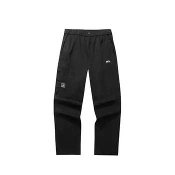 Anta Comfortable Simple Versatile Straight Loose Casual Pants Unisex bottoms Black 172518501-3 XL