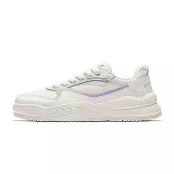 Anta Comfortable Soft Sole Versatile Breathable Increased Height Low Top Sneakers Women sneakers White 922528003-3 35.5