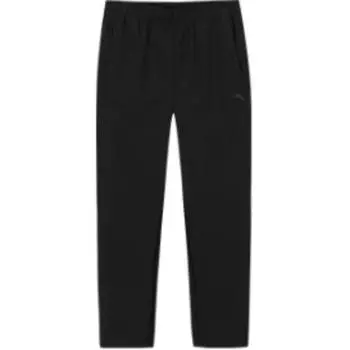 Anta Comfortable Solid Color Fleece Versatile Sports Long Pants Men bottoms Black 152517307N-3 S
