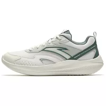 Anta Comfortable Sports Non-Slip Wear-Resistant Breathable Low-Top Casual Running Shoes Men Sneakers White Gray Green 912515516-1 39