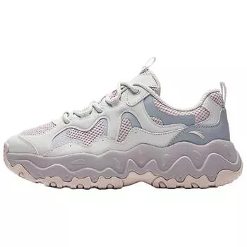 Anta Comfortable Trendy Slip-Resistant Breathable Low-Top Dad Shoes Women sneaker Gray Pink Purple 922528822-3 37.5