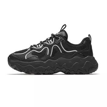 Anta Comfortable Versatile Breathable Durable Low-Top Dad Shoes Women sneaker Black 922528822-5 35.5