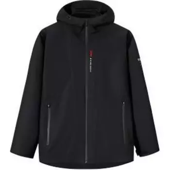 Anta Comfortable Versatile Casual Water-Resistant Hooded Jacket Men Jacket Basic-Black 152517622-3 L