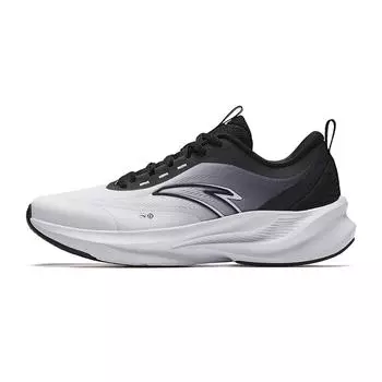 Anta Comfortable Versatile Fabric Shock Absorbing Non-Slip Durable Low-Top Casual Running Shoes Men sneaker White Black 112445507-3 41