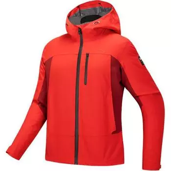 Anta Comfortable Versatile Hooded Waterproof Windbreaker Women Outerwear Classic-Red European-Leaf-Red 162517603-5 M