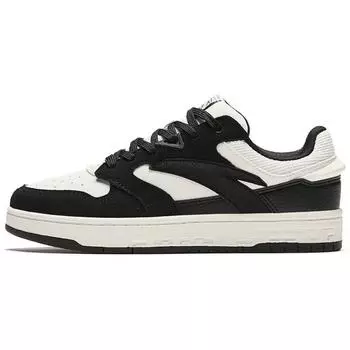 Anta Удобные универсальные легкие повседневные нескользящие износостойкие кроссовки для скейтбординга женские кроссовки черные белые 122418051-2 36