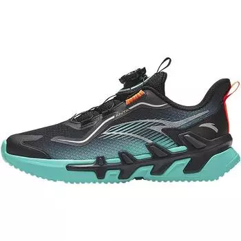 Anta Comfortable Versatile Low-Top Running Shoes Kids Sneakers Black Green A12445510-2 38