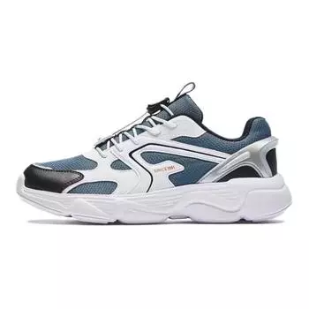 Anta Comfortable Versatile Non-Slip Wear-Resistant Low-Top Kids Running Shoes Kids sneaker Blue White Black A12438802-1 36