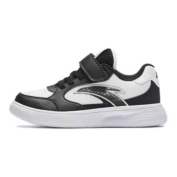 Anta Comfortable Versatile Non-Slip Wear-Resistant Low-Top Kids Skate Shoes Kids Sneakers White Black 312439932-1 30
