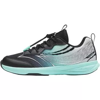Anta Comfortable Versatile Non-Slip Wear-Resistant Low-Top Kids Running Shoes Kids sneaker Black Green Silver A12435508-4 35