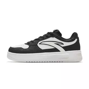Anta Comfortable Versatile Non-Slip Wear-Resistant Low-Top Skate Shoes Women sneaker White Black 922528003Q-3 35.5