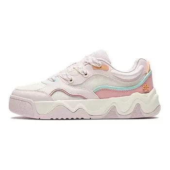 Anta Comfortable Versatile Non-Slip Wear-Resistant Low-Top Kids Skate Shoes Kids Sneakers Pink 322438009-4 38
