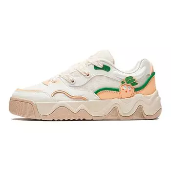 Anta Comfortable Versatile Personality Slip Resistant Durable Low Top Kids Skate Shoes Kids Sneakers White 322438009-1 35