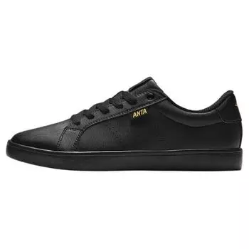 Anta Comfortable Versatile Shock Absorbing Lightweight Low Top Sneakers Men Sneakers Black 912428052-3 41
