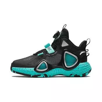 Anta Comfortable Versatile Shock Absorbing Low Top Kids Basketball Shoes Kids sneaker Green 312341120-4 38