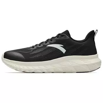 Anta Comfortable Versatile Shock Absorbing Non-Slip Durable Low-Top Running Shoes Men sneaker Black White 112515536R-3 39