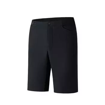 Anta Comfortable Versatile Simple Mid-Waist Zipper Solid Color Breathable Casual Shorts Men shorts Basic-Black 152520510-3 5XL