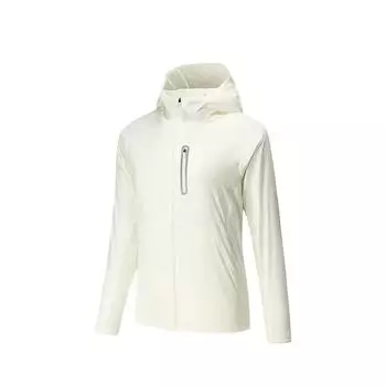 Anta Comfortable Versatile Simple Solid Color Hooded Windproof Sun Protection Jacket Women jackets Endless-Green 162525603-1 L