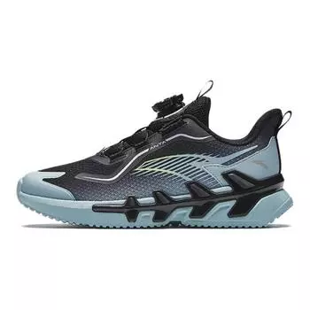 Anta Comfortable Versatile Sports Test Non-Slip Durable Low-Top Kids Running Shoes Kids sneaker Black Blue A12445510-4 33