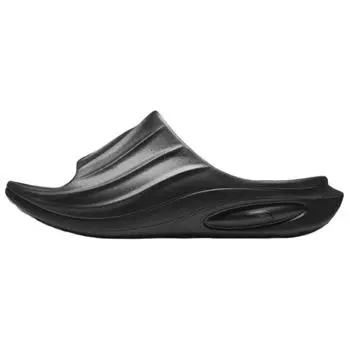 Anta Comfortable Versatile Trendy Non-Slip Massage Slide Sandals Men Footwear Basic-Black 112521801Q-4 41