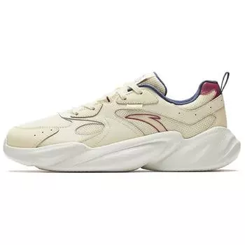 Anta Comfortable Versatile Wear-Resistant Lightweight Low-Top Casual Shoes Men sneaker Light-Red 912528802Q-3 39