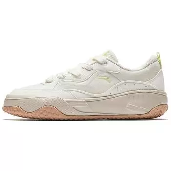 Anta Comfortable Versatile Wear-Resistant Non-Slip Low-Top Skate Shoes Women sneaker Ivory-White 922528072-1 36.5