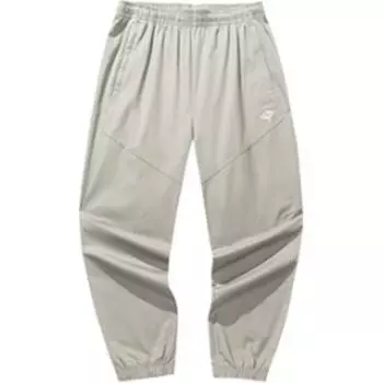 Anta Comfortable Versatile Woven Casual Pants Men bottoms Mushroom-Gray 152511506-2 L
