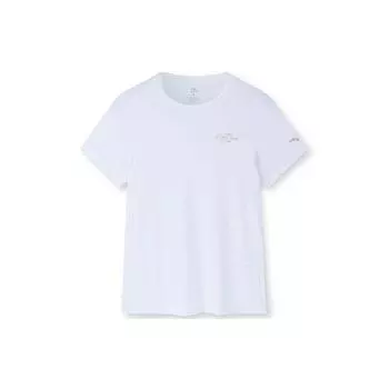 Anta Comprehensive Training Series Logo Letter Pullover Short Sleeve T-Shirt Women Tops Pure-White 162327158-3 L