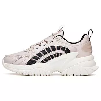Anta Comprehensive Training Shoes Non-Slip Breathable Low-Top Women Sneakers Lotus-Gray Black 122117758-3 36.5