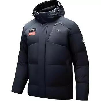 Anta Comprehensive Training Water Resistant Windproof Warm Down Jacket Men Jacket Basic-Black 152447926N-6 M