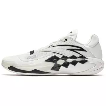 Anta Crazy 1 Professional Basketball Shoes Men Sneakers White Black 112431106-3 44.5