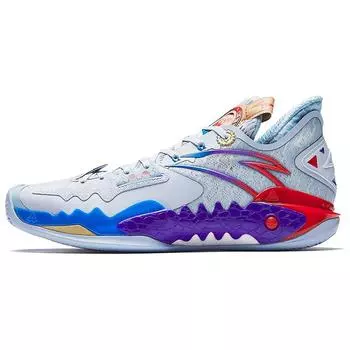 Anta Crazy Tide 5 Magic Potion Reissue Cement Nemesis Professional Basketball Shoes Men Sneakers Blue Purple 112541106R-1 39