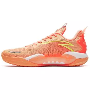 Anta Crazy Tide 5 Team V2 Sun Nitrogen Technology Cement King Shock Absorption Wear Resistant Low Top Basketball Shoes Men sneaker Orange 912431106S-2 41