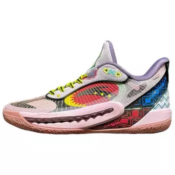 Anta Crazy Tide 6 Pro Flamingo Nitrogen Technology Professional Basketball Shoes Men Sneakers Pink Black Purple 112521111S-4 43