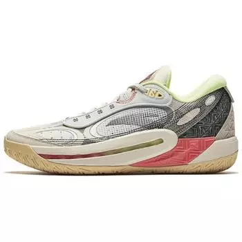 Anta Crazy Tide 6 Удобные Модные Нескользящие Прочные Легкие Низкие Баскетбольные Кроссовки Мужские кроссовки Светло-серые 112441106Q-1 42.5